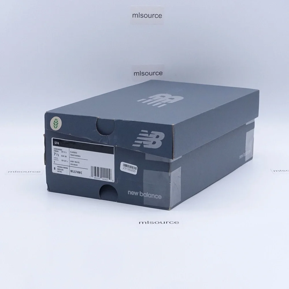 NEW New Balance 574 Sneakers WL574WC Grey/White/Floral - Picture 13 of 15